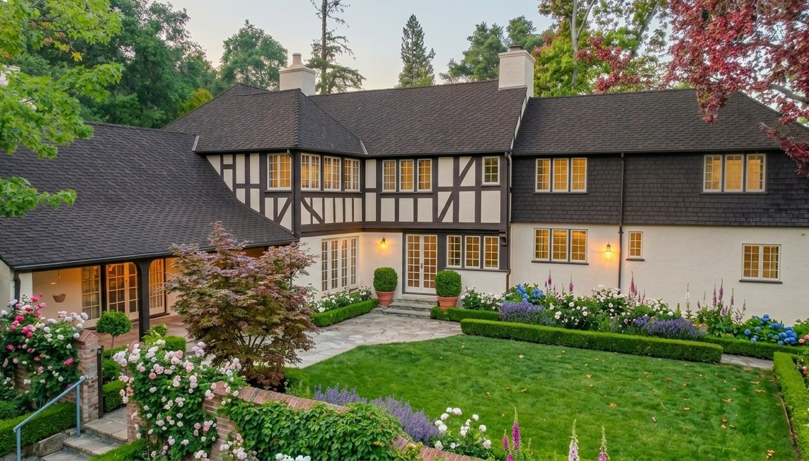 Hillsborough 1932 Tudor home, after